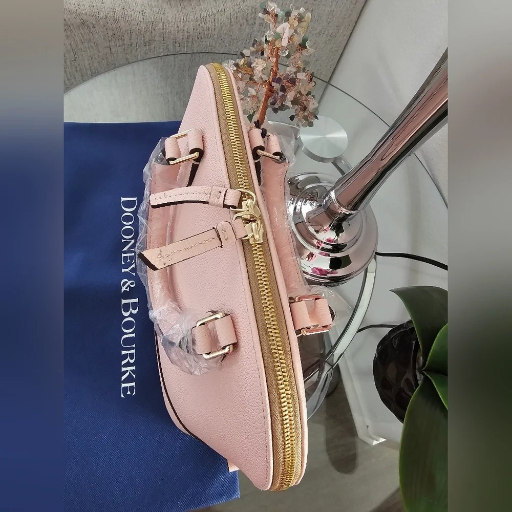 Dooney & Bourke Sorrento Zip Zip Satchel , Pink